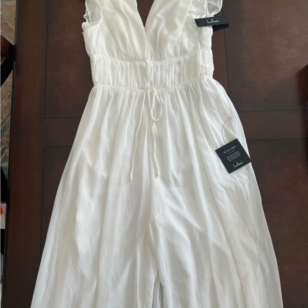 Lulu's V-Neck Jumpsuit
